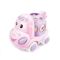 Wobble Wheels™   Vroem, Rammel & Roll   Speelgoedauto Roze | Educatief Speelgoed
