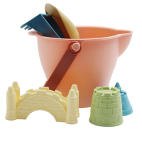 Beach Bucket Set™ – Zintuiglijk Zomerspel – Strandemmer met accessoires Roze Gietemmer | Educatief Speelgoed