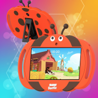 PlayPad – Leerzaam & Leuk – Kinder Tablet met Schokbestendige Hoes Rood | Educatief Speelgoed