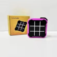 Tic Tac Toe Game™   Versterk Geheugen & Probleemoplossend Vermogen   Elektronisch Boter Kaas & Eieren Paars | Educatief Speelgoed