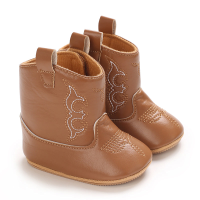 Mini Fashion™   Stoere Look   Meiden Cowboy Laarzen Bruin / 18 (6 12 maanden) | Educatief Speelgoed