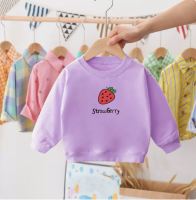 Mini Fashion™   Aardbei Sweater Aardbei   Paars / 110 (4 jaar) | Educatief Speelgoed