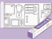 ColoringPaper™   Laat de creativiteit in je kleine los!   XXL Kleurplaat Huishouden | Educatief Speelgoed