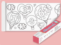 ColoringPaper™   Laat de creativiteit in je kleine los!   XXL Kleurplaat Nummers & Letters | Educatief Speelgoed
