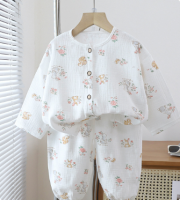 Mini Fashion™   Luchtig Materiaal   Linnen Kleding Set Eekhoornkonijn / 80 (9 12 maanden) | Educatief Speelgoed