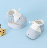 Mini Fashion™   Comfortabel & Zacht   Baby Schoentjes Blauwe stippen / 10 (0 6 maanden) | Educatief Speelgoed