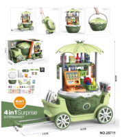 Candy Cart™   Interactieve Speelkar in Verschillende Thema’s Groen (incl. Trolley)   Supermarkt | Educatief Speelgoed