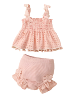 Mini Fashion™   Speels & Luchtig   Zomer Set Meisje Roze / 75 (3–6 maanden) | Educatief Speelgoed