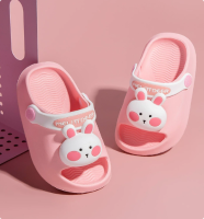 Mini Fashion – Vrolijk & Veilig – Polka Strand Slippers Roze Konijn / 180 (5–6 jaar) | Educatief Speelgoed