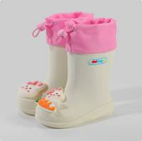 Mini Fashion™   Waterdicht voor kinderen   Regenlaarzen Roze Konijn & Wortel / 18 (7 8 jaar) | Educatief Speelgoed
