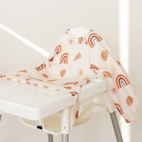 MessyFree – Waterdicht & Praktisch – Baby Schort met Lange Mouwen Regenboog | Educatief Speelgoed