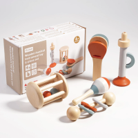 Infant Bell™   Zachte Geluiden   Montessori Muzikale Instrumenten 5 Delige set | Educatief Speelgoed
