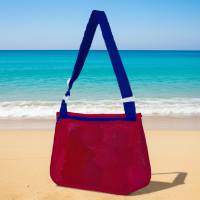 BeachPlay – Water Fun & Educational – Strandtassen Rood & Donkerblauw | Educatief Speelgoed
