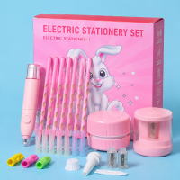 FunArt – Creatief & Educatief – Elektrische Potlood schrijfset Roze | Educatief Speelgoed
