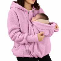 MamaNest – Warm & Praktisch – 2 in 1 Draagjas voor Mama en Baby Roze / S | Educatief Speelgoed