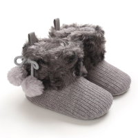 Mini Fashion™   Altijd Warme Voeten   Kinder Winterschoenen Grijs   Balletjes / 20 (12 18 maanden) | Educatief Speelgoed
