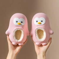 Mini Fashion™   Warm & Leuk   Kinder Pinguïn Pantoffels Roze / 19 (5 6 jaar) | Educatief Speelgoed