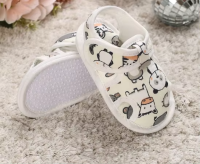 Mini Fashion™   Schattige Dieren   Sandalen Wit / 3 (12 18 maanden) | Educatief Speelgoed