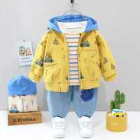 Mini Fashion™   Peuter & Avontuur    3 delige Kleding Set Gele Jas / 80 (12 maanden) | Educatief Speelgoed