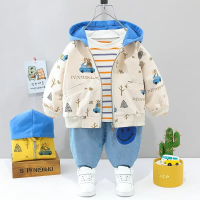 Mini Fashion™   Peuter & Avontuur    3 delige Kleding Set Wit Outdoor / 80 (12 maanden) | Educatief Speelgoed