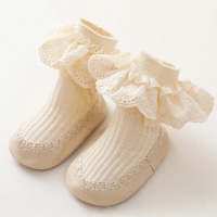 Mini Fashion™   Schattig & Veilig   Baby Sokschoentjes Beige / 2 (6 12 maanden) | Educatief Speelgoed