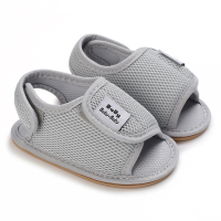 LittleSteps – Comfort & Veiligheid – Ademend Baby Sandalen Grijs / 16 (0–6 maanden / 11 cm) | Educatief Speelgoed