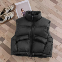 KidoWear – Comfortabel & Trendy – Bodywarmer Zwart / 140 (7–8 jaar) | Educatief Speelgoed