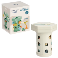 Magnet Toys™   Creativiteit & Motoriek   Montessori Schuif  en Schroefplezier Grijs | Educatief Speelgoed