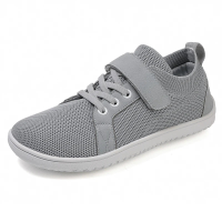 Barefoot – Brede Neus & Comfort – Barefoot Kindersneakers Grijs / 29 (4.5 5.5 Jaar) | Educatief Speelgoed