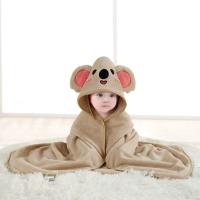 Mini Fashion™   Leuke Dieren Cartoons    Kinder Badhanddoek Koala / One Size | Educatief Speelgoed