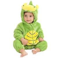 Mini Fashion   Duurzaam & Wasbaar   Dieren Romper Onesie (0 24 maanden) Krokodil | Educatief Speelgoed