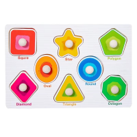 Woods™ | Uitdaging voor de jonge geest   Puzzelspel Vormenbord | Educatief Speelgoed