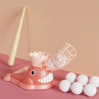 Baseball Trainer™   Speel & Leer   Automatische Honkbalwerper Roze | Educatief Speelgoed