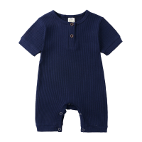 Mini Fashion™   Luchtig & Ademend   Baby Romper Donker Blauw / 100 (18 24 maanden) | Educatief Speelgoed