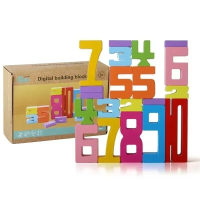 Brain Blocks – Stapel & Leer – Leerblokken Spel 20 stuks + 15 speelkaarten | Educatief Speelgoed