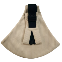 Baby Sling Carrier™   Verstelbare draagzak   Heupdrager Sand Ribbed – Comfort | Educatief Speelgoed