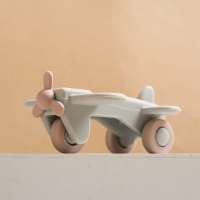 Mini Motion™ – Rollen & Bijten – Silicone Voertuig Speelgoed Vliegtuig | Educatief Speelgoed