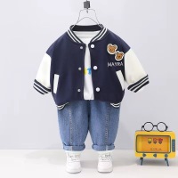 Mini Fashion™   Peuter & Avontuur    3 delige Kleding Set Blauwe Beer / 100 (3 jaar) | Educatief Speelgoed
