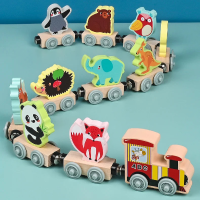 Tiny Express™ – Kleuren & Vormen   Houten Treinspeelgoed Dieren | Educatief Speelgoed