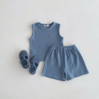 Mini Fashion™   Vrij & Licht   Katoenen Kledingset Blauw / 110 (4 5 jaar) | Educatief Speelgoed