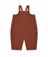 Mini Fashion   Comfortabele en Stijlvolle Kledingset   Baby Outfit Tuinbroek (A)   Roestbruin / 100 (2–3 jaar) XL | Educatief Speelgoed