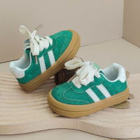 TinySteps – Comfort & Stijl – Sneaker met Veters Groen / 16 (0 – 6 maanden / 12.5 Cm) | Educatief Speelgoed