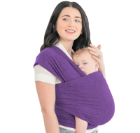 ComfortCarry – Rugvriendelijk Dragen – Ergonomische Baby Draagdoek Paars | Educatief Speelgoed