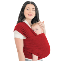ComfortCarry – Rugvriendelijk Dragen – Ergonomische Baby Draagdoek Rood | Educatief Speelgoed