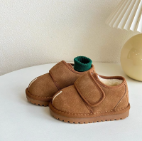CozyStep – Warm & Zelfstandig – Djamena Klittenbandschoenen Bruin / 31 (5–5.5 Jaar / 19.5 Cm) | Educatief Speelgoed