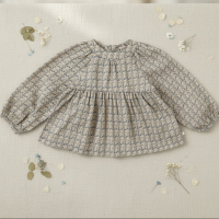 Cherry Shirt & Skirt – Schattig & Luchtig – Kinder Kleding Set Blauw kersenhemd / 90 (18–24 maanden) | Educatief Speelgoed