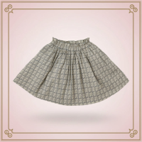 Cherry Shirt & Skirt – Schattig & Luchtig – Kinder Kleding Set Blauwe kersenrok / 130 (6–7 jaar) | Educatief Speelgoed