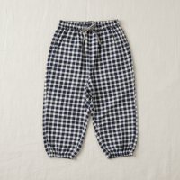 Plaid Cotton Pants – Luchtig & Ademend – Casual ballon/harem stijl broek Geruit / 100 (3–4 jaar) | Educatief Speelgoed