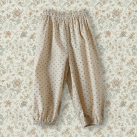 Harem Pants – Luchtig & Comfort – Losse Kinderbroek Abrikoos / 120 (6–7 jaar) | Educatief Speelgoed