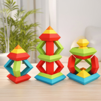 Pyramid Stacking Blocks – Motoriek & Creativiteit – Stapel Blokken Set | Educatief Speelgoed